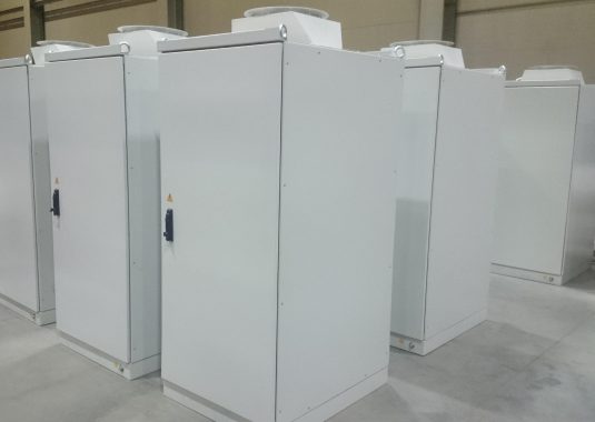 Rectifier 8kA/1000V + overvoltage protection cabinet